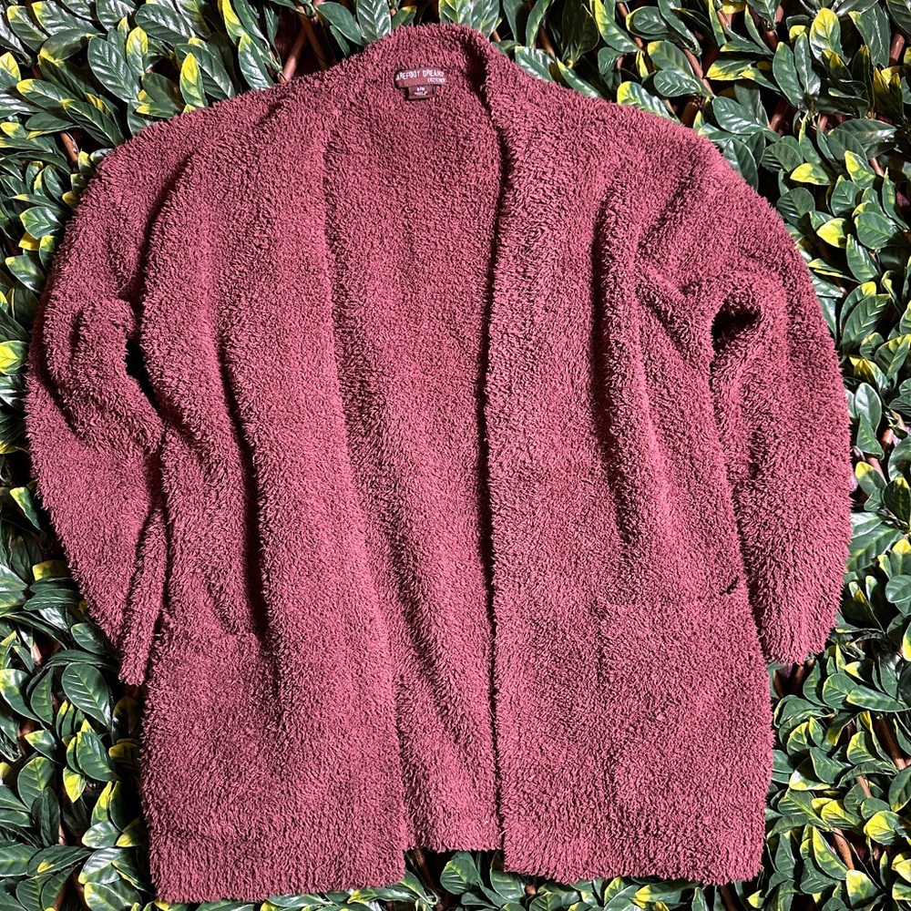 Barefoot Dreams Cozy Chic Red Sweater Size Small